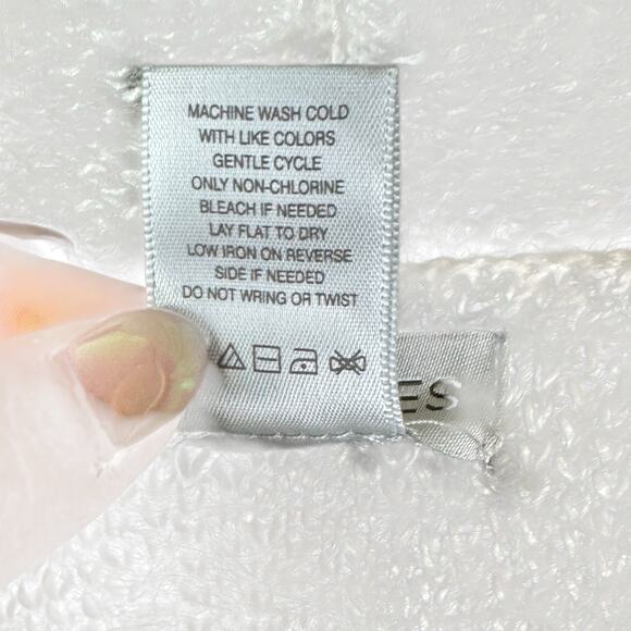 Multiples Gray Black White Three Quarter Sleeve Drop Shoulder Knit Open Cardigan - Picture 12 of 12